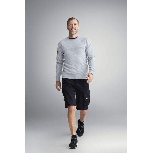 6143 Pantalones cortos de trabajo elásticos Slim Fit AllroundWork negro